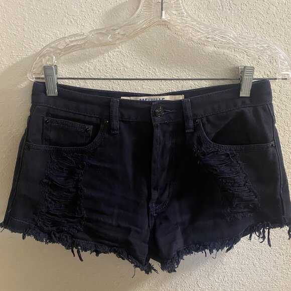 Brandy Melville Navy Shorts - Picture 1 of 4